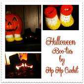 Hip Hip Crochet- Andrea Collins- Halloween Booties 2 Pack Pattern - Free