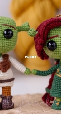 Laraña - Laranha Handmade - Lhyla Tirado - Ebook Shrek and Fiona - Ebook Sherk y Fiona - Spanish