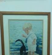 Boy with a cat