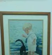 Boy with a cat