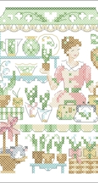Les Brodeuses Parisiennes LBP - La marchande de muguet XSD + PCS