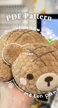 Lovelee Crochet - Melon Pan Kuma