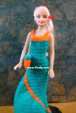 Maguinda Bolsón - Laura dress and bag set for dolls