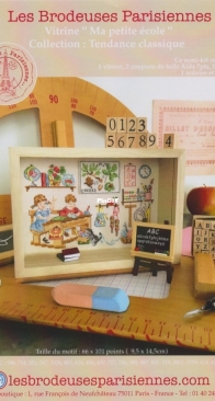 Les Brodeuses Parisiennes LBP - Vitrine Ma Petite ecole Ecole