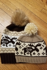 Fair Isle Moose Hat by Robyn Fiori-Free
