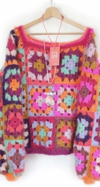 MYPZ - Marrinda Herms  - Granny Mohair Pullover Flora