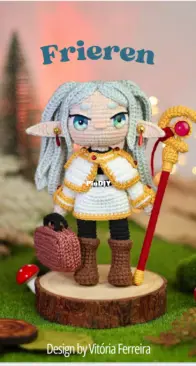 Amigurumis da Vit - Vitória Ferreira - Frieren