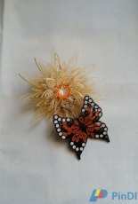 Butterfly on nenufar