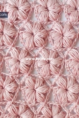 MyPicot - Crochet flower puff stitch - Free