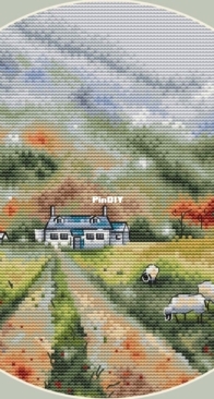 Scandinavian landscape by Alla Erohova