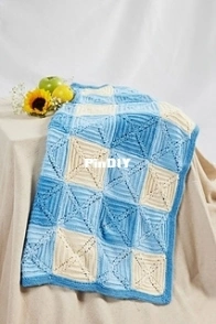 Gingham Blankie - Knit by Rachel Brockman