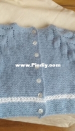 Baby jacket bleu