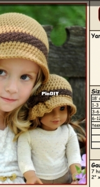 Stitch of Nature - Jenia Daugherty - Charlotte Pleated Hat