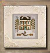 Country Cottage Needleworks Raccoon Cabin - Frosty Forest