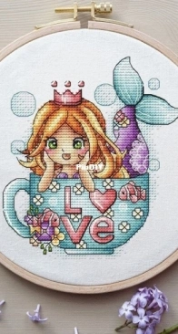 SA-stitch - Mermaid Love by Alexandra Zamorina