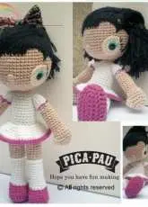 Pica Pau - Yanina Schenkel - Amigurumi doll pattern Lupe