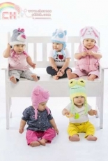 Premier Yarns-P00546-Zookeeper Hats-Panda-Free
