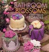 Annies Attic- Glenda Winkleman- 879539 Bathroom Blossoms toilet tissue Toppers