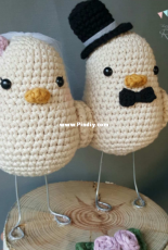 Los Productos de Rucas - Bride and groom birds - Spanish