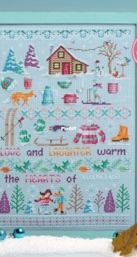 Hearts of Winter - Winter Sampler by Maria Diaz from Cross Stitcher 389 PCS + XSD