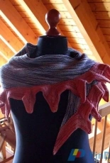 Luzie Shawl by Christine Ebers / SpinningMartha-German-Free