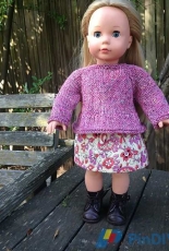 Little Wing Sweater by Kristen Rettig-Free