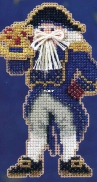 Mill Hill MH20-0301 Beaded Captain Santa