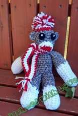 Hatched With Love- Jen Hatch - Sox the Monkey
