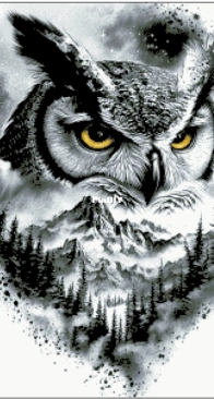 Ivolga-Owl mountains keeper by Evgenia Nikotina