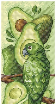 Avocado Parrot by Olga Tikhomirova XSD