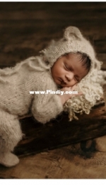 Newborn Teddy Bear Outfit by Marie-Eve Parent