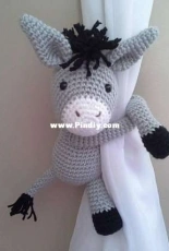 BB Adorables -  Isabel R Davenpost -  Donkey curtain tie back