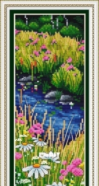Alena Koshkina - Floral panels Meadow flowers