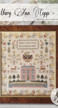 With Thy Needle and Thread CS328 -  Mary Ann Copp 1839