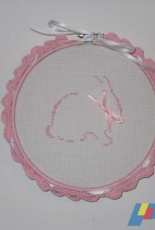 Pink Easter bunny