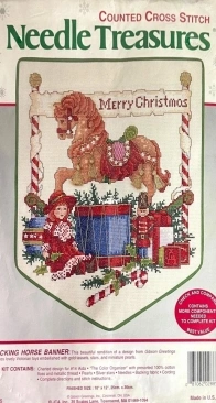 Needle Treasures 02885 Rocking Horse Banner XSD