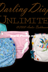 Darling Diapers Unlimited Sizes Tiny newborn (5 lb) - XL (35 lb) - Amber Bohlmann