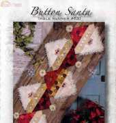 Happy Hollow Designs-Button Santa Table Runner
