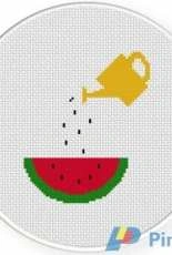 Daily Cross Stitch - Seed Sprinkler