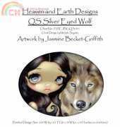 HAED HAEJBQS 531 QS Silver Eyed Wolf by Jasmine Becket-Griffith XSD