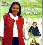 American School of Needlework -1345 Kathy Wesley - Plus-size crochet sweaters