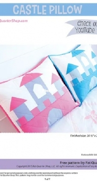 Fat Quarter Shop - Castle Pillow - Free