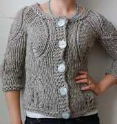 Modern Garden Cardigan by Veera Välimäki