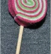 Broche piruleta.