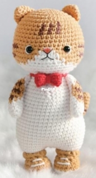 Big Bebez - Yun Young Lee - My Chubby Pet Cat - Yellow / Red Brown - Полосатый кот - Russian - Translated
