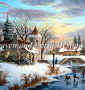 Winter At Stonebridge Manor - Dennis Lewan