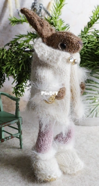 Winter White Coat by Claire Garland - Dot Pebbles Knit - Free