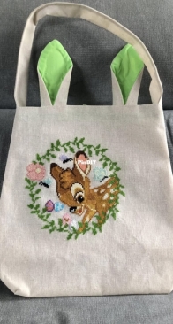 easter bag bambi- los disenos de inma