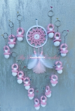 Pacifier with key ring and Mandala