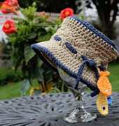 Pattern Paradise-  Maria Bittner- PDF14-132 - Chameleon Hat Gone Fishin - Free